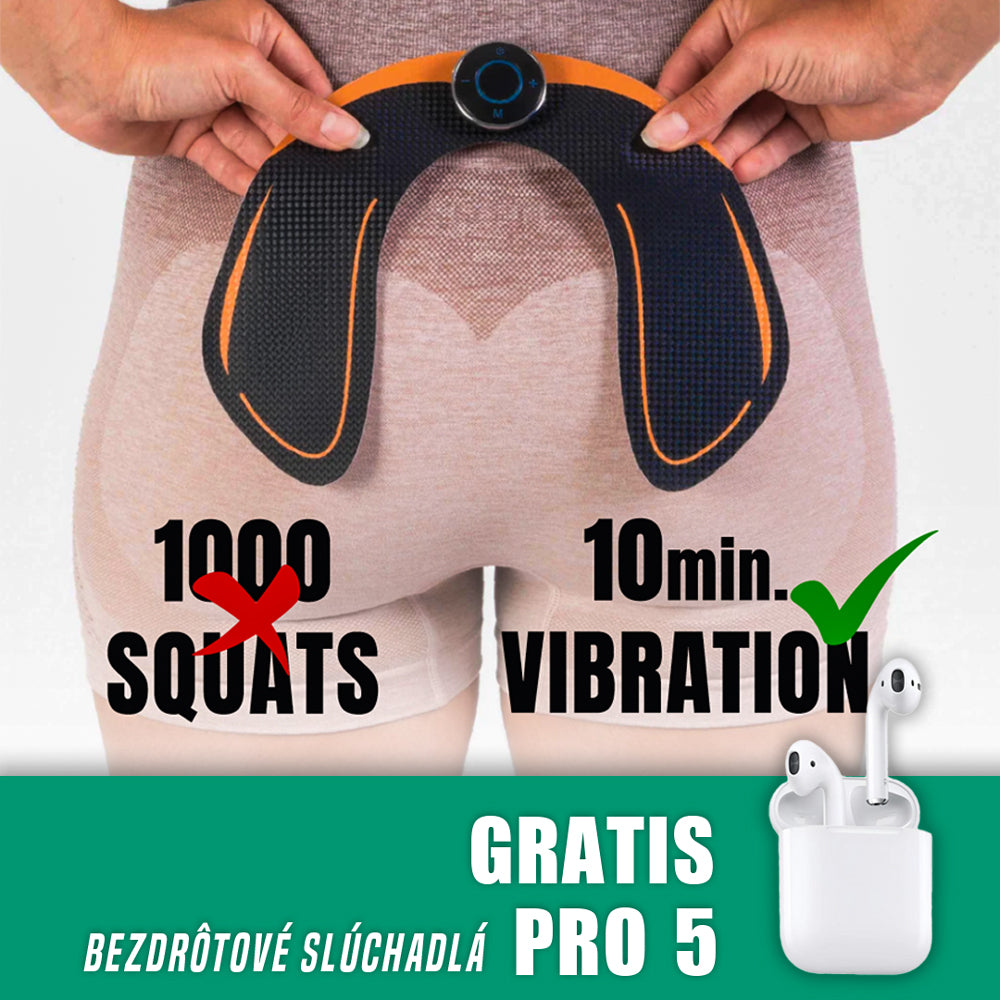 EMS trenažér na boky a zadok + bezdrôtové slúchadlá Pro 5 ZDARMA