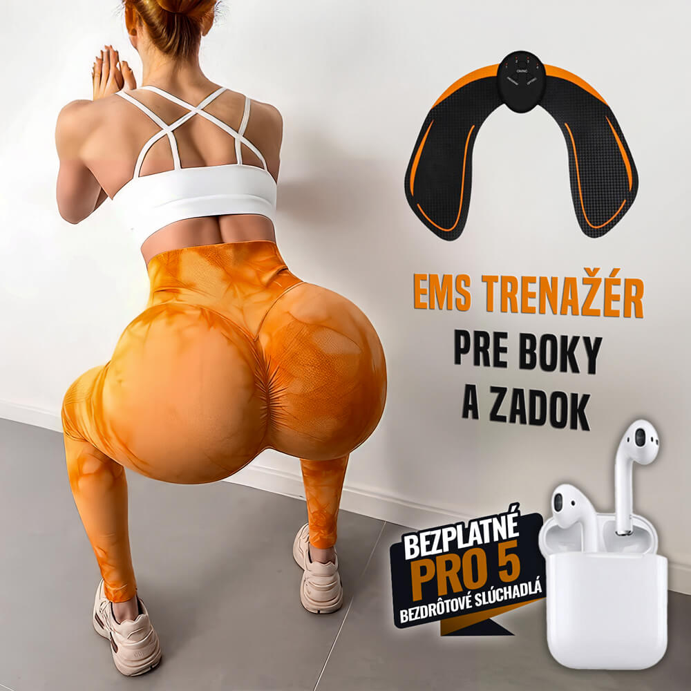 EMS trenažér na boky a zadok + bezdrôtové slúchadlá Pro 5 ZDARMA