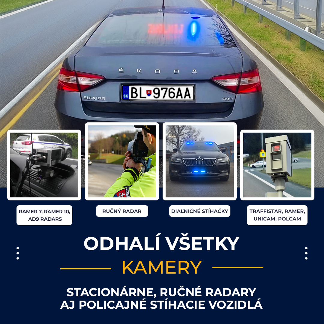 Radarový detektor pre autá