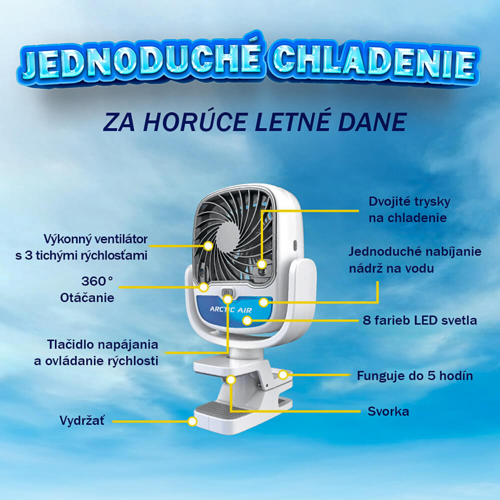 Ventilátor s vodným chladením