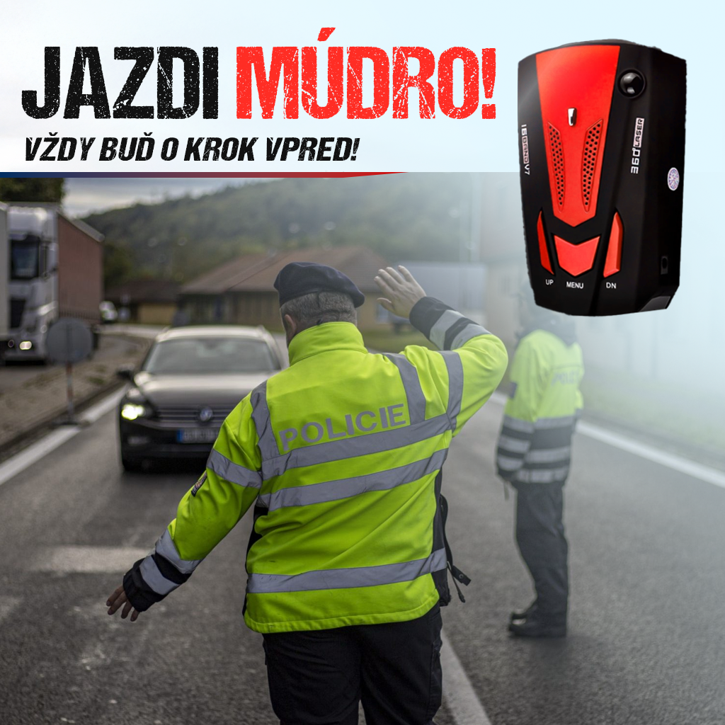 Radarový detektor pre autá