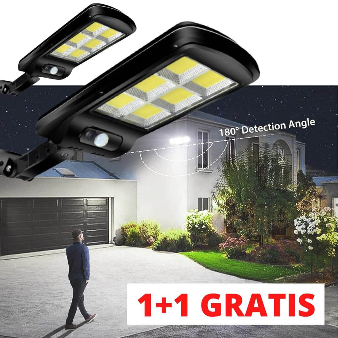 Solárna LED lampa 200W 1+1 Zdarma